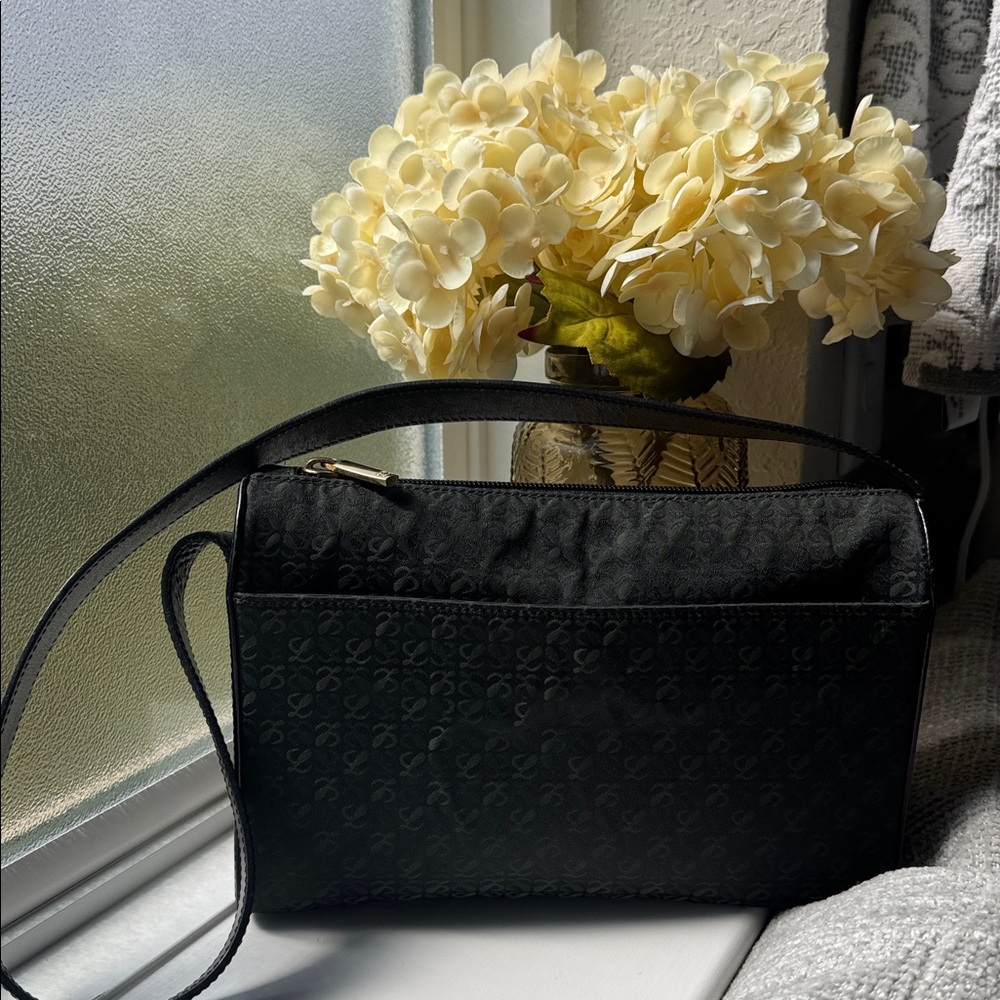 Loewe Black And Green Patterned Shoulder Bag - image 1